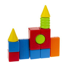 Пластиковий конструктор Colorplast Мастерок №1 15дет. (1-070)