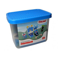 Конструктор DOLONI Поліція в пластиковому боксі 149 дет (013888/36)