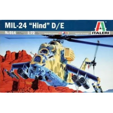 Збірна модель ITALERI гелікоптер MIL-24 HIND D/E 1:72 (IT014)