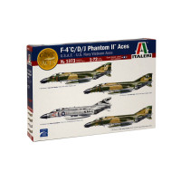 Збірна модель ITALERI Винищувач F-4 PHANTOM VIETNAM ACES 1:72 (IT1373)