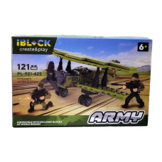 Конструктор IBLOCK військовий біплан 121 дет (PL-921-425/4)