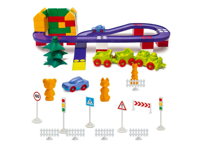 Пластиковий конструктор Colorplast Оріон №6 130дет. (1-216)