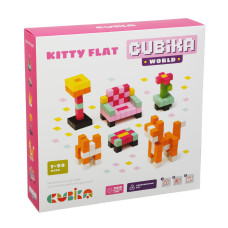 Дерев'яний конструктор Cubika World Будинок кішки 200 деталей (15313)