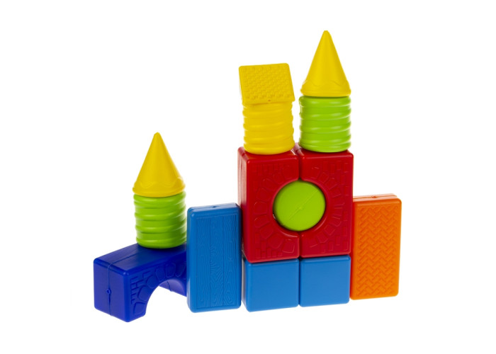 Пластиковий конструктор Colorplast Мастерок №3 36дет. (1-072)