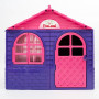 Ігровий будиночок Doloni Toys зі шторками фіолетово-рожевий (02550/10)