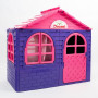 Ігровий будиночок Doloni Toys зі шторками фіолетово-рожевий (02550/10)