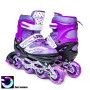 Ролики дитячі HAPPY (34-37) M фіолетові із комплектом захисту (2741572-M)