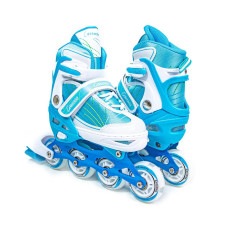 Дитячі роликові ковзани Maraton CAROMAN SPORT №1 М (31-35) бірюзові (1859825910)