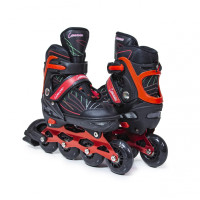 Ролики CAROMAN SPORT №1 М (31-35) чорно-червоні (1637659451-M)