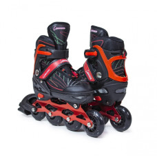 Ролики CAROMAN SPORT №1 М (31-35) чорно-червоні (1637659451-M)