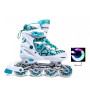 Ролики SCALE SPORTS М (35-38) біло-блакитні (LF601B)