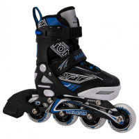 Ролики Maraton SOFT М (35-38) чорно-сині (RMR0001BLM)