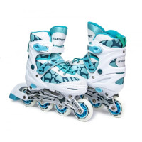 Ролики SCALE SPORTS М (35-38) біло-блакитні (LF601B)