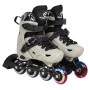 Роликові ковзани Maraton Vega S (31-34) розсувні із набором захисту сіро-чорні (RMR009SGRY)