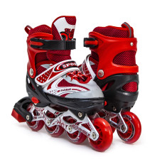 Дитячі роликові ковзани Scale Sports Happy 1 S (28-33) червоні (1343975601-S)