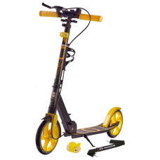 Самокат Maraton RIDER механічне гальмо з амортизатором двоколісний жовтий (SMR0033YL)