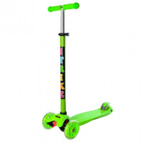 Дитячий самокат ITRIKE MAXI триколісний салатовий (JR3-003-BGR)