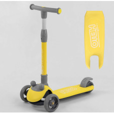 Самокат дитячий Best Scooter HELLO жовтий (D-0449)