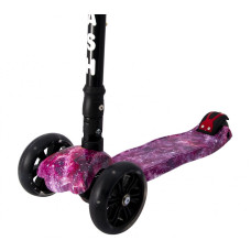 Самокат дитячий Maraton Flash Рожевий космос (SMR0022PT3)