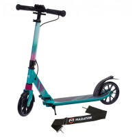 Самокат Maraton DELTA двоколісний складний з механічним гальмом бірюзовий (SMR0029TF)