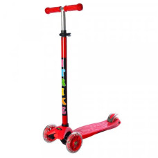 Дитячий самокат ITRIKE MAXI триколісний червоний (JR3-003-BRD)