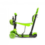 Самокат Scooter Божа корівка 5в1 з підсвіткою коліс салатовий (2016887948)