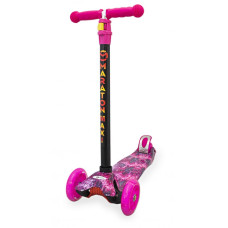 Самокат Maraton MAXI Space триколісний з LED-підсвіткою (MR0019PNVS)