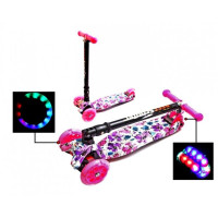 Самокат дитячий Scale Sport Scooter Maxi Flowers Маки складаний (598733383)