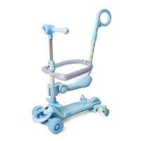 Самокат SMART 5 В 1 N-388 із захисним бортиком музикою та підсвіткою (474653691)