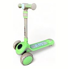 Самокат дитячий Maraton City Line складний з музикою салатовий (902GR)