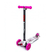Самокат дитячий Scale Sport Scooter Maxi Print Flowers Троянда (1129132051)