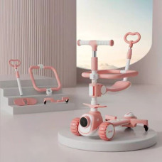 Самокат дитячий Maraton X20 3-колісний 5 в 1 рожевий (SMR0043-PN)