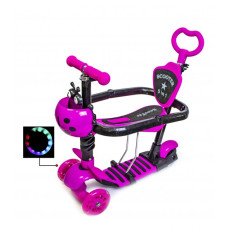 Самокат дитячий Scale Sports Smart Scooter 5 in 1 З бортиком Божа корівка (352270930)