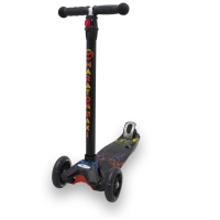 Самокат Maraton MAXI Lightning триколісний з LED-підсвіткою коліс (MR0019LG)