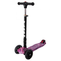 Самокат дитячий Maraton Flash Рожевий космос (SMR0022PT3)