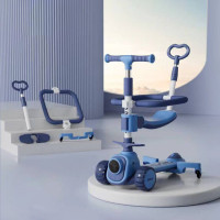 Самокат дитячий Maraton X20 3-колісний 5 в 1 синій (SMR0043-BL)