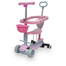 Самокат дитячий Maraton Sigma 5 in 1 рожевий (SMR0015PN)