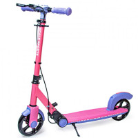 Самокат SCALE SPORTS SS-19 складний з ручним гальмом рожевий (612028921)