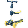 Самокат Maraton FLEX 2в1 3-колісний, із сидінням, зелено-жовтий (SMR0011YL)