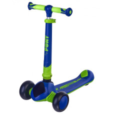 Самокат Maraton Pony B із підсвіткою на корпусі синій лайм (MR0038BLL)