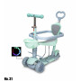 Самокат дитячий Scale Sports Smart Scooter 5 in 1 С бортиком м'ятний (738354475)
