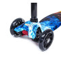 Самокат дитячий SCALE SCOOTER MAXI Print лід і вогонь з підсвіткою (1964500846)