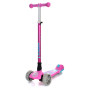 Самокат MAXI зі світловими ефектами рожевий 3 - колісний (JR3-060-37-P1)
