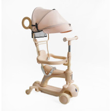 Самокат Maraton Smart Baby 4в1 трансформер з козирком рожевий (SMR669PN)