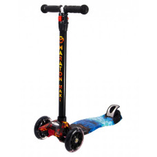 Самокат Maraton MAXI Fire & Ice триколісний з LED-підсвіткою (MR0019FL)