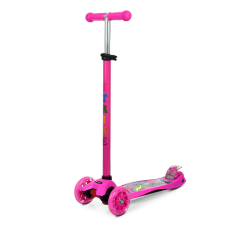 Самокат MAXI дитячий рожевий 3-колісний (JR3-055-P)