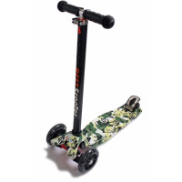 Самокат дитячий SCALE SCOOTER MAXI Print Камуфляж з підсвіткою (995689349)