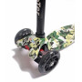 Самокат дитячий SCALE SCOOTER MAXI Print Камуфляж з підсвіткою (995689349)
