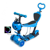Самокат Scooter Божа корівка 5в1 з підсвіткою коліс (1466627833)