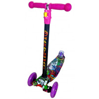 Самокат Maraton MAXI Graffiti триколісний з LED-підсвіткою (MR0019GRF)